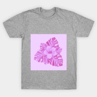 Tropical Purple Hibiscus T-Shirt